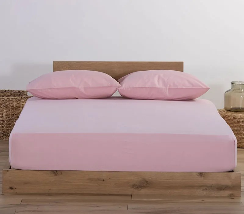 Σεντόνι Μονό Μακό Με Λάστιχο Jersey 1018-Pink 100×200+30 – Nef Nef