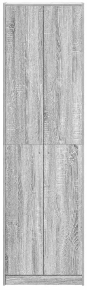 vidaXL Ντουλάπι Γκρι sonoma 55 x 25 x 189 εκ. Επεξεργασμένο ξύλο