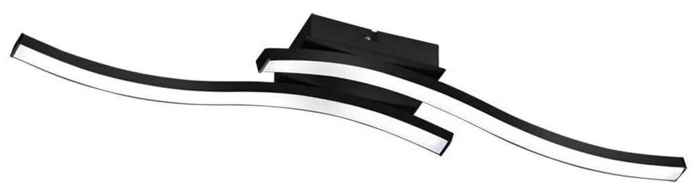 Φωτιστικό Οροφής - Πλαφονιέρα Route R62472132 2x5W Led 9x56x7cm 3000K Black RL Lighting Metal