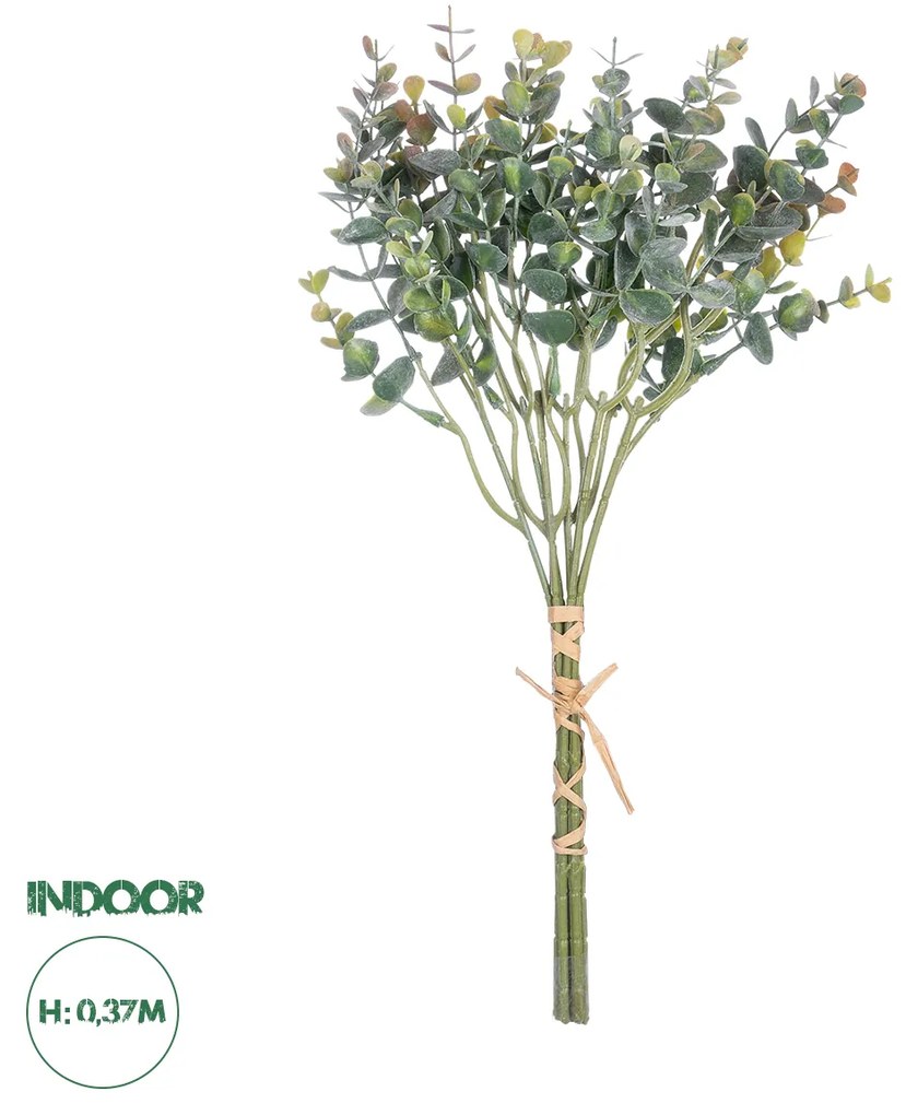 GloboStar® Artificial Garden EUCALYPTYS BRANCH  20776 Τεχνητό Διακοσμητικό Κλαδί Ευκαλύπτου Y37cm