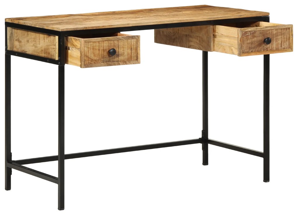 vidaXL γραφείο 105x50x75 εκ. Συμπαγές Ξύλο Μάνγκο