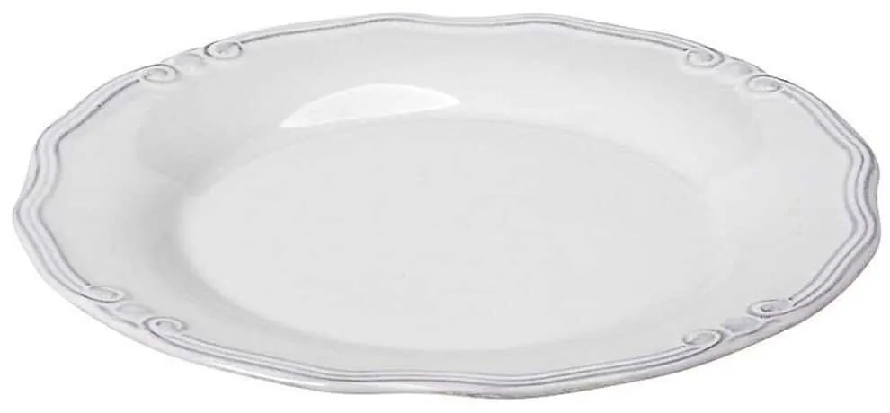 Πιάτο Ρηχό Tiffany RSW101K6 Φ25cm White Espiel Πηλός