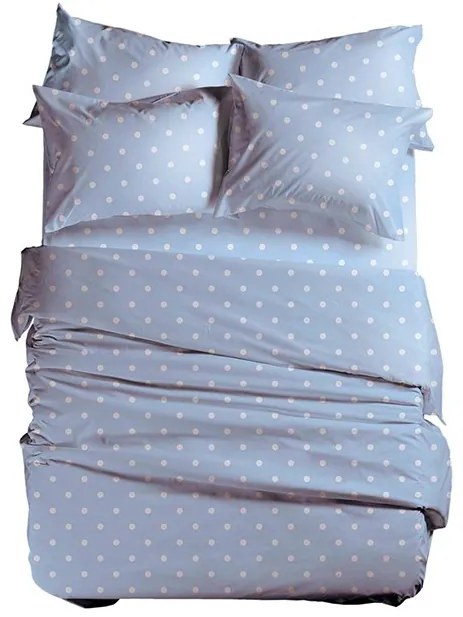 Σεντόνι Μονό Basic Dots - Sky 170x270 5205495395272