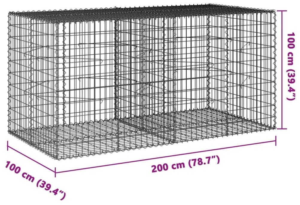 ΣΥΡΜΑΤΟΚΙΒΩΤΙΟ ΜΕ ΚΑΛΥΜΜΑ 200X100X100ΕΚ ΑΠΟ ΓΑΛΒΑΝΙΣΜΕΝΟ ΧΑΛΥΒΑ 3295192