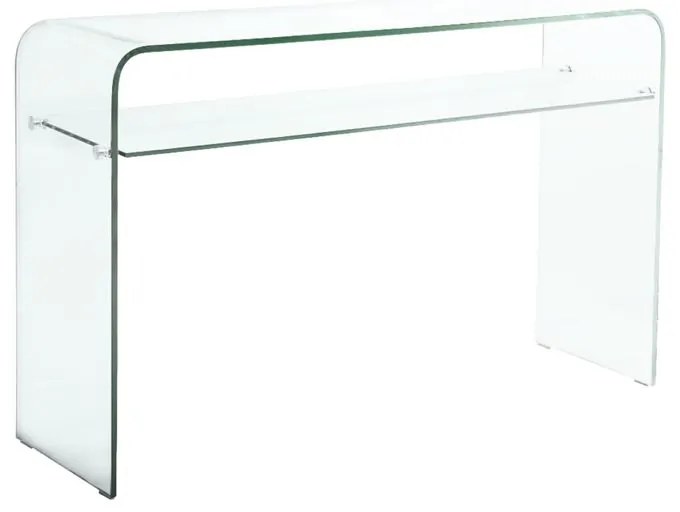WOODWELL ΕΜ734GLASSER Κονσόλα - Ράφι Διάφανο Γυαλί 12/8mm 110x35x75cm ΕΜ734