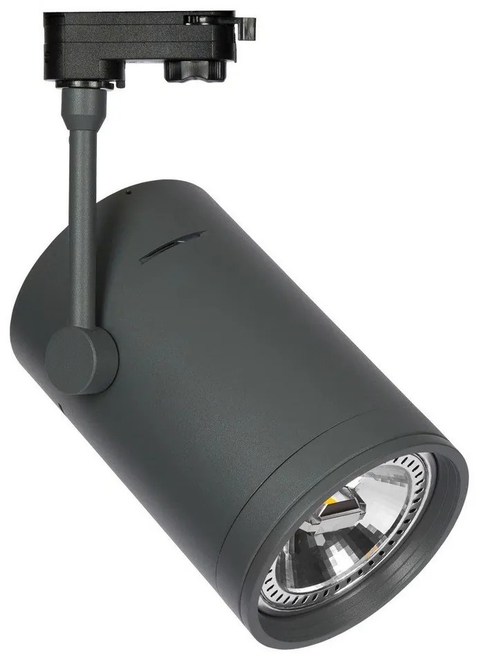 Σποτ Μαγνητικής Ράγας Bem 3-phase GU10/R111 max 20W Led L19cm IP20 Anthracite VKLed