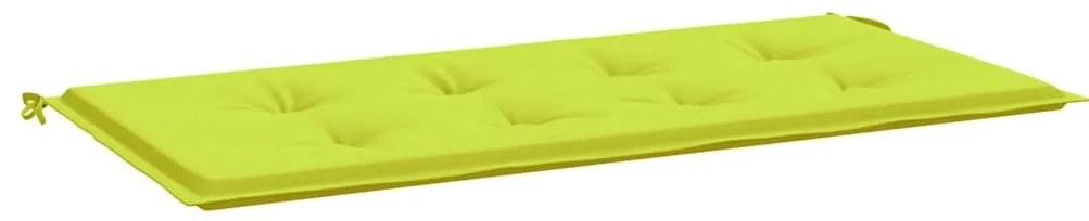 vidaXL Μαξιλάρι Πάγκου Κήπου Αν. Πράσινο 120x50x4 εκ. Ύφασμα Oxford