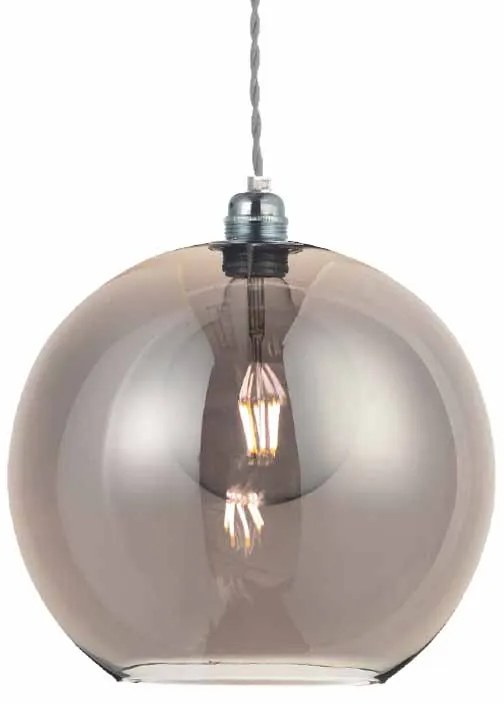 Φωτιστικό Οροφής Μονόφωτο Aca Pythia V3643330GY Silver/Tint
