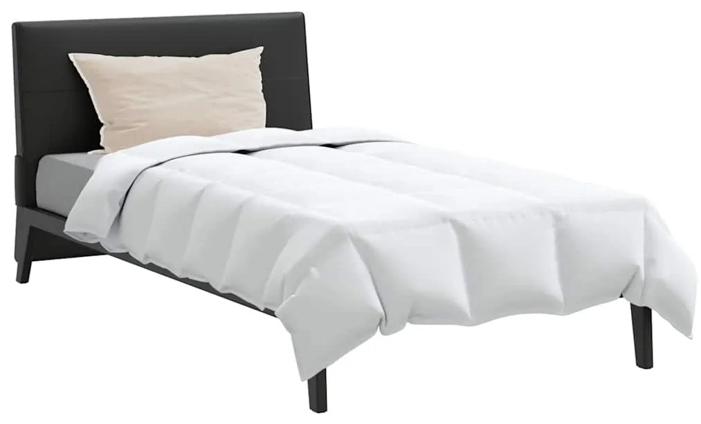 vidaXL Σετ Παπλωμάτων με μαξιλάρι 2 pcs Λευκό 140 x 200 cm Πούπουλο
