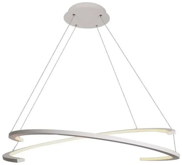 Κρεμαστό Φωτιστικό Οροφής LED 48W 230V 5150lm IP20 Triac Dimmable Θερμό Λευκό Άσπρο 14986 VTAC-14986-Λευκό 14986