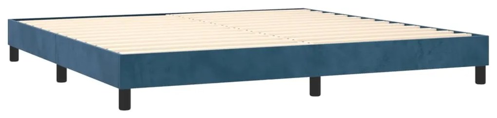 ΚΡΕΒΑΤΙ BOXSPRING ΜΕ ΣΤΡΩΜΑ ΣΚΟΥΡΟ ΜΠΛΕ 200X200 ΕΚ. ΒΕΛΟΥΔΙΝΟ 3141207