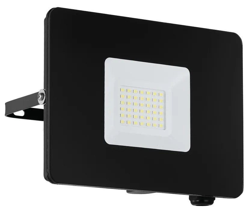 Φωτιστικό Επίτοιχο Eglo 97457 FAEDO 3 Μαύρο Ματ (Black Mat) 5000K