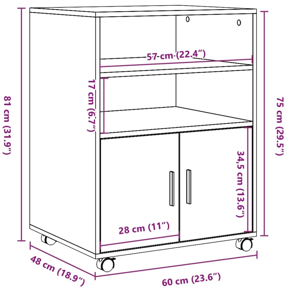 ΝΤΟΥΛΑΠΙ ΤΡΟΧΗΛΑΤΟ ΑΡΤΙΣΙΑΝΗ ΔΡΥΣ 60X48X81 ΕΚ. ΑΠΟ ΜΟΡΙΟΣΑΝΙΔΑ 853172