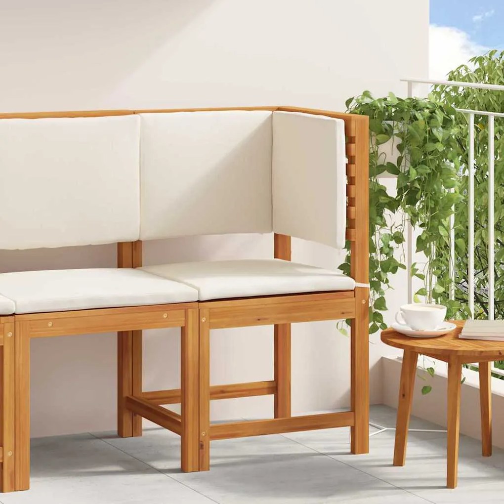 Καρέκλα Κήπου Καφέ 50 x 50 x 91 εκ. Μασίφ ξύλο ακακίας