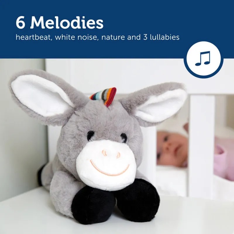 DON Γάιδαρος Νανουρίσματος ZAZU με Χτύπους Καρδιάς και Λευκούς Ήχους