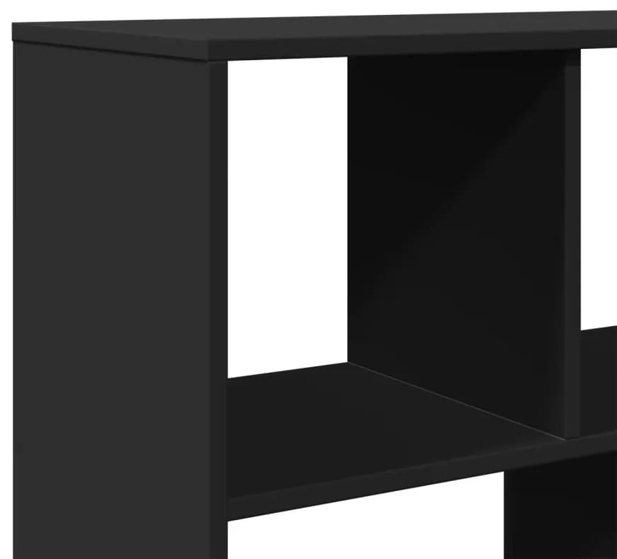 vidaXL Βιβλιοθήκη/Διαχωριστικό Χώρου Μαύρη 100x33x156,5 εκ. Επεξ. Ξύλο