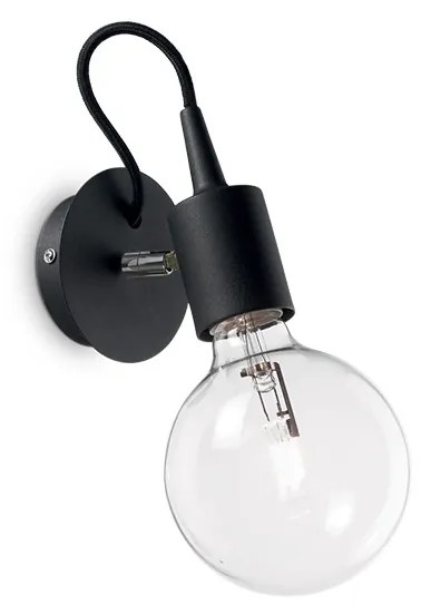 Απλίκα Ideal Lux Edison 148908 Μαύρη