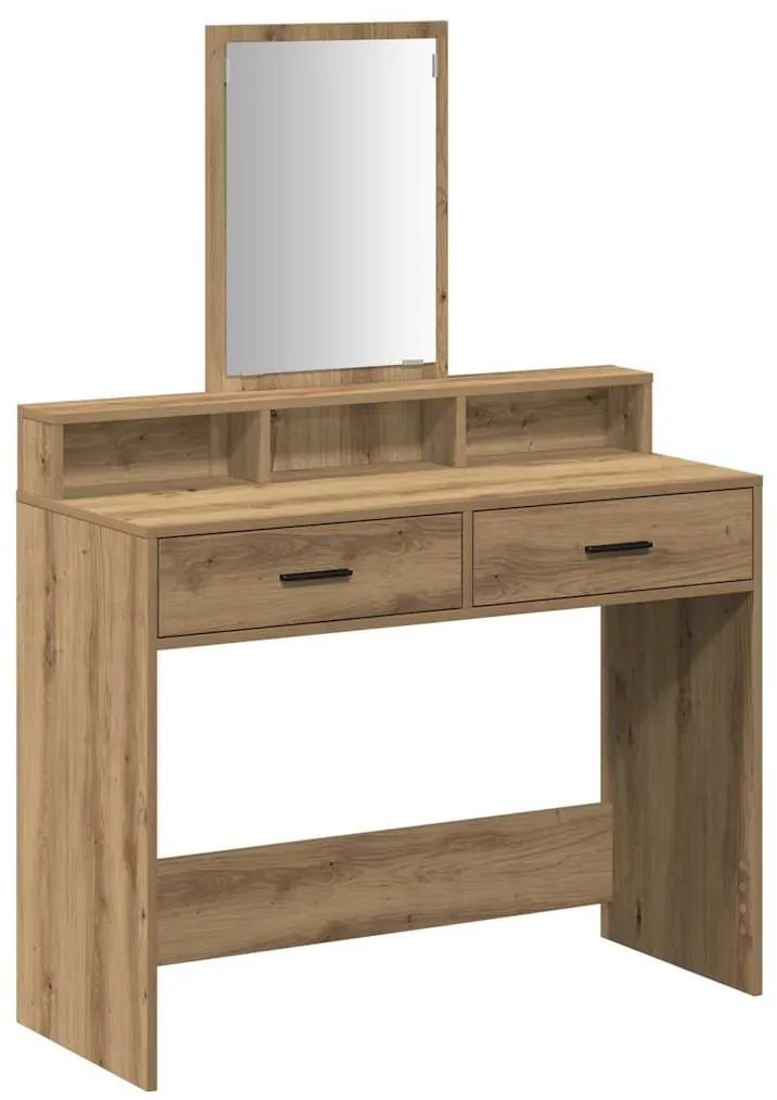 vidaXL Τραπέζι περιποίησης με συρτάρι Artisan Oak 100 x 41 x 140 εκ.