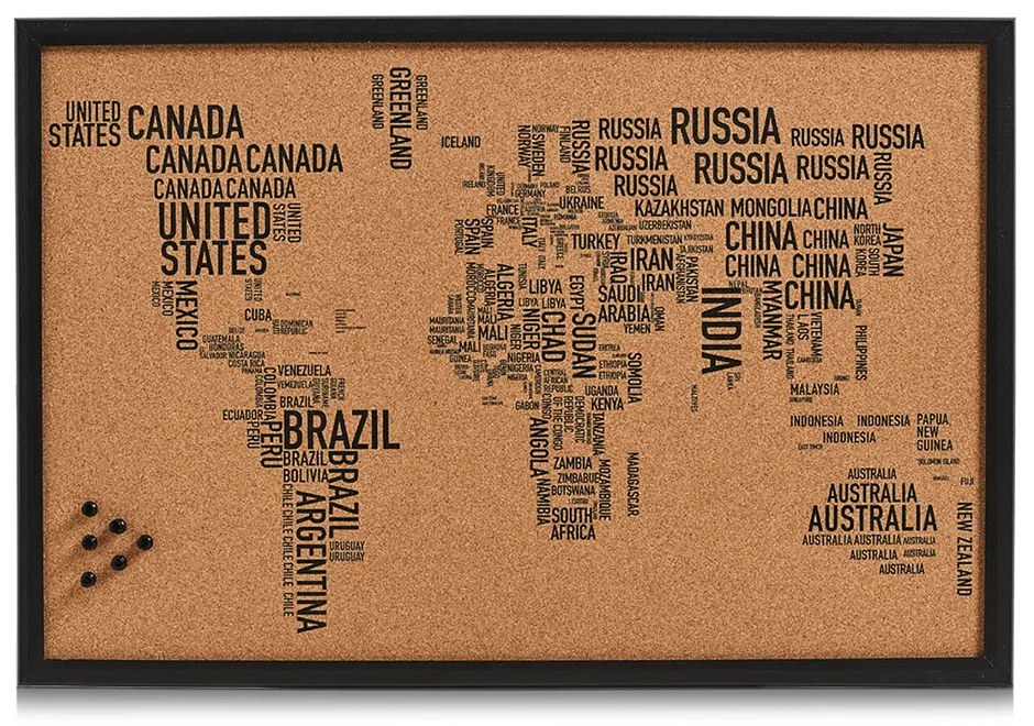 Πίνακας Ανακοινώσεων Φελλού (60x40) Z-L World Letters 11570