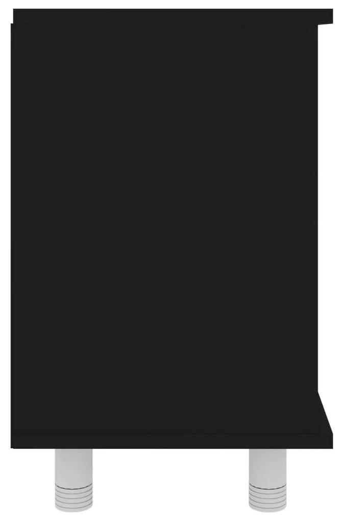 Ντουλάπι Νιπτήρα Μαύρο 60 x 32 x 53,5 εκ. Μοριοσανίδα - Μαύρο