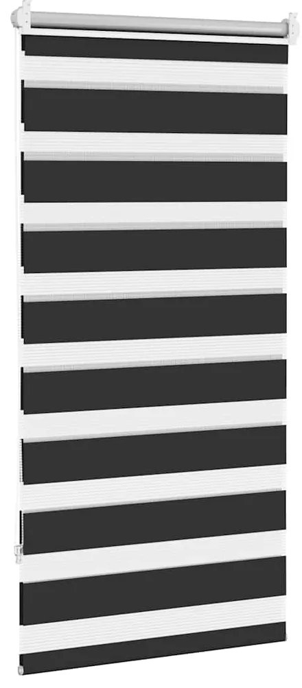 vidaXL Ρόλερ Zebra Μαύρο 60 x 120cm