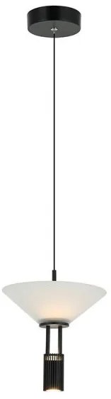 Κρεμαστό Φωτιστικό Οροφής 21cm LED 10W IP20 3000K Zambelis-23198-Μαύρο 23198