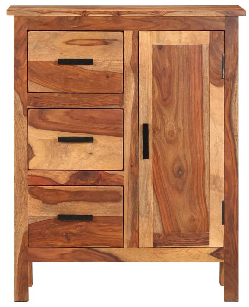 vidaXL Ντουλάπι με Συρτάρια 65 x 30 x 80 εκ. από Μασίφ Ξύλο Sheesham