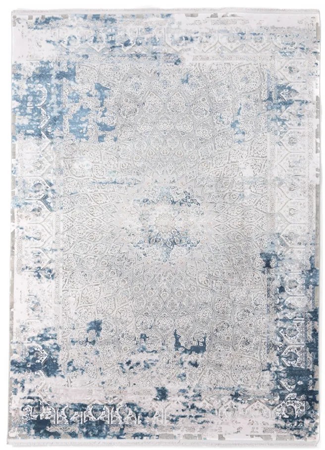 Χαλί Bamboo Silk 6794A L.GREY D.BLUE Royal Carpet - 240 x 300 cm - 11BAM6794A.240300 - 11BAM6794A.240300