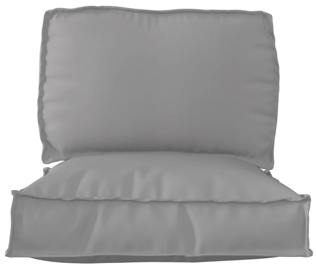 vidaXL Σετ Μαξιλαριών Πάγου 2 pcs Γκρι 70 x 70 x 12 cm Ύφασμα Oxford
