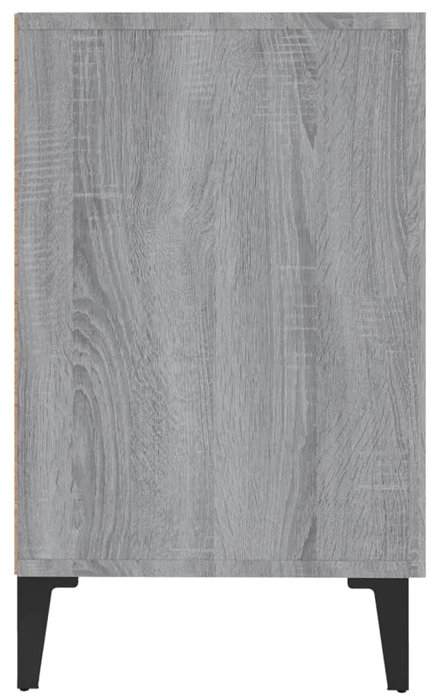 vidaXL Μπουφές Γκρι Sonoma 100 x 36 x 60 εκ. από Επεξεργασμένο Ξύλο