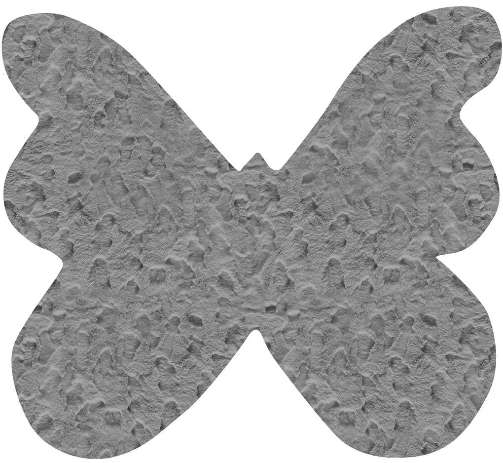 Παιδικό Χαλί GLACIAL GREY BUTTERFLY Γκρι 120 x 120 εκ. MADI