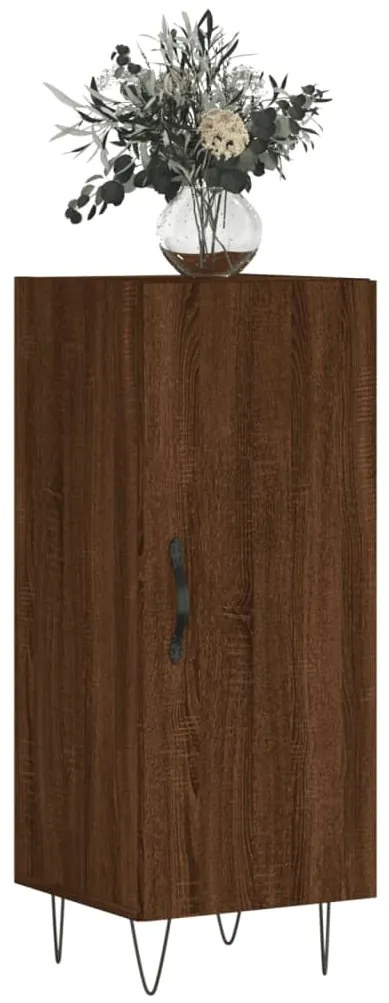 vidaXL Ντουλάπι Καφέ Δρυς 34,5 x 34 x 90 εκ. Επεξεργασμένο Ξύλο
