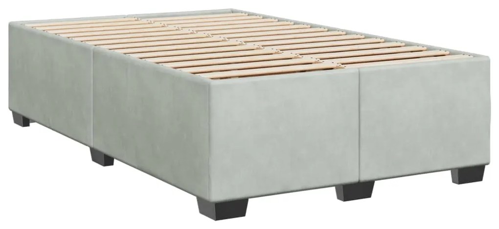 ΚΡΕΒΑΤΙ BOXSPRING ΜΕ ΣΤΡΩΜΑ ΑΝΟΙΧΤΟ ΓΚΡΙ 120X190 ΕΚ. ΒΕΛΟΥΔΙΝΟ 3288552