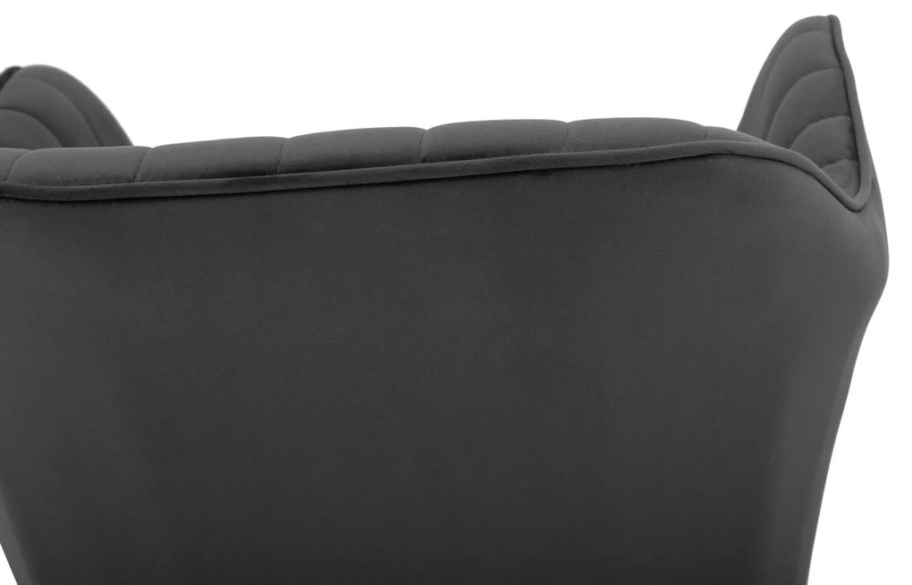 Καρέκλα SAWYER Βελούδο Γκρί 53x60x76Y εκ. 2αδα 53x60x76 εκ.