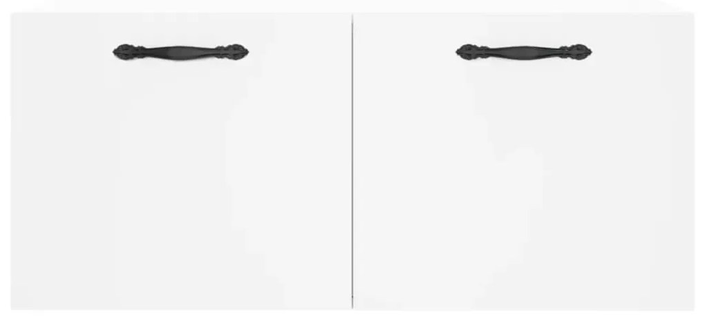 Ντουλάπι Τοίχου Λευκό 80 x 36,5 x 35 εκ. από Επεξεργασμένο Ξύλο - Λευκό
