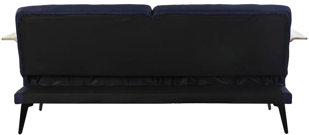 Καναπές-Κρεβάτι DKD Home Decor Μπλε Καφέ Μαύρο Μέταλλο Σύγχρονη Urban 203 x 87 x 81 cm
