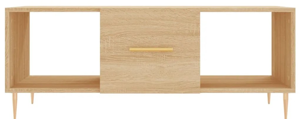 vidaXL Τραπεζάκι Σαλονιού Sonoma Δρυς 102x50x40 εκ. από Επεξεργ. Ξύλο