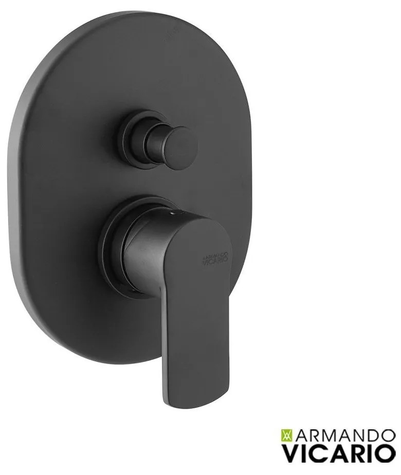 Armando Vicario GLAM Μίκτης εντοιχισμού 2 εξ. με εκτροπέα Black Matt