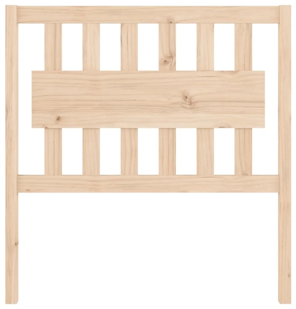 vidaXL Κεφαλάρι Κρεβατιού 95,5 x 4 x 100 εκ. από Μασίφ Ξύλο Πεύκου