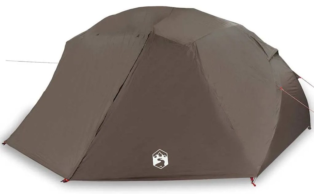 vidaXL Σκηνή ψαρέματος με στέγη με αέρα αέρα Καφέ 514 x 465 x 187 εκ.