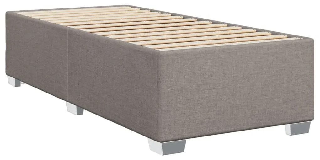 ΚΡΕΒΑΤΙ BOXSPRING ΜΕ ΣΤΡΩΜΑ TAUPE 90X200 ΕΚ. ΥΦΑΣΜΑΤΙΝΟ 3292689