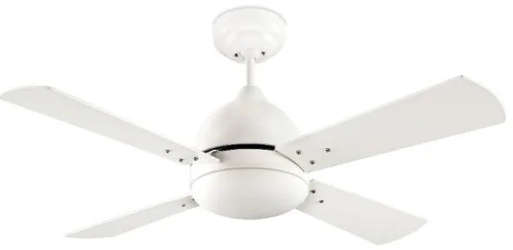 Ανεμιστήρας Οροφής Ατσάλι 40W Borneo H39,2 Φ106,6 ForLight-VE-0006-BLA-Λευκό VE-0006-BLA