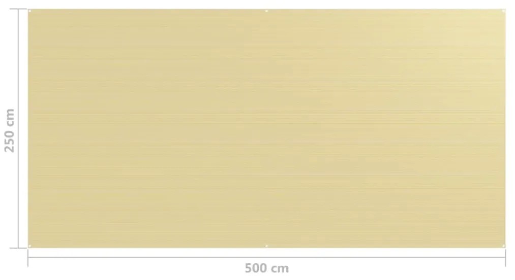 Χαλί Σκηνής Μπεζ 250 x 500 εκ.