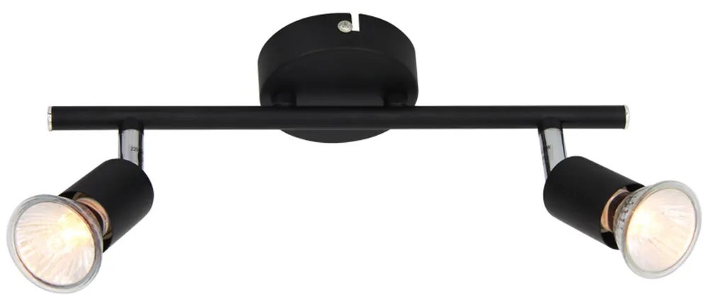Σποτ Δίφωτο Aca Trinity MC634BK2 Black Matt