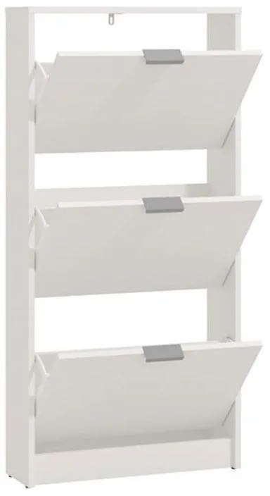 Παπουτσοθήκη Base 13 Λευκό 58x18x119 εκ. 58x18x119 εκ.