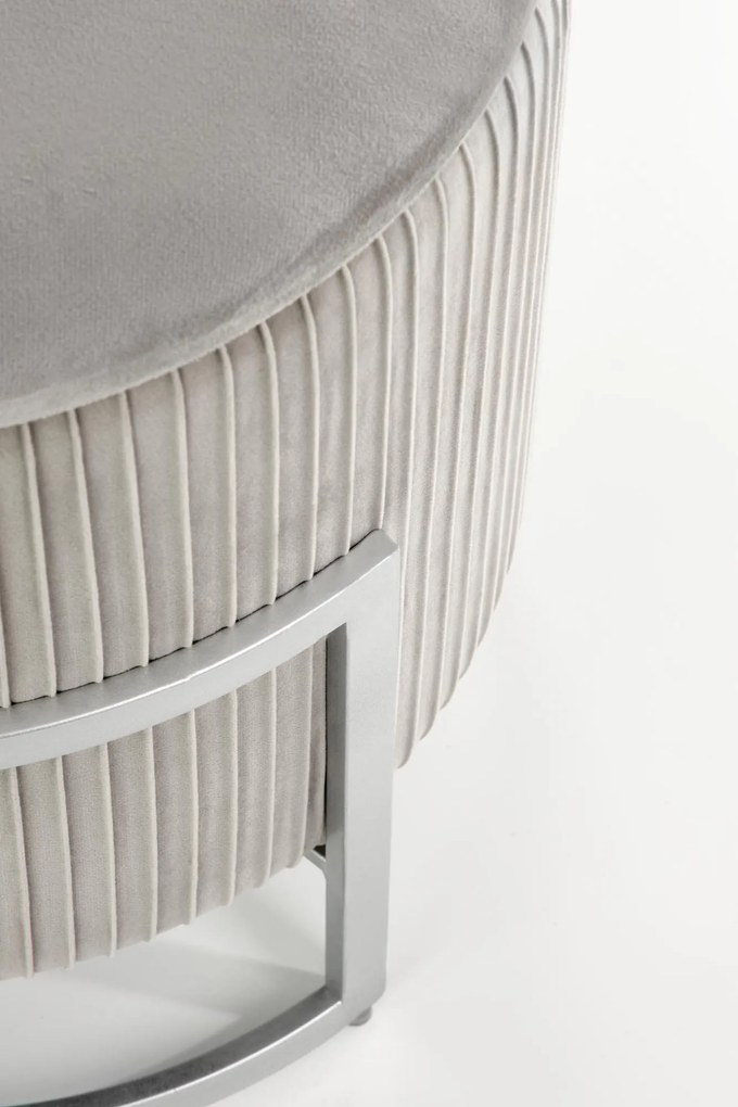 CRICKET pouffe color: light grey DIOMMI V-CH-CRICKET-PUFA-J.POPIEL