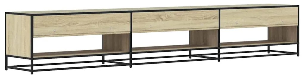 vidaXL Ντουλάπι τηλεόρασης Sonoma Oak 270x40x46 cm Κατασκευασμένο ξύλο