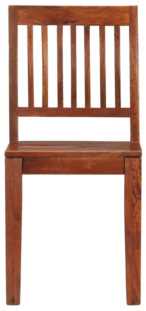 vidaXL Καρέκλες Τραπεζαρίας 4 τεμ. από Μασίφ Ξύλο Μάνγκο