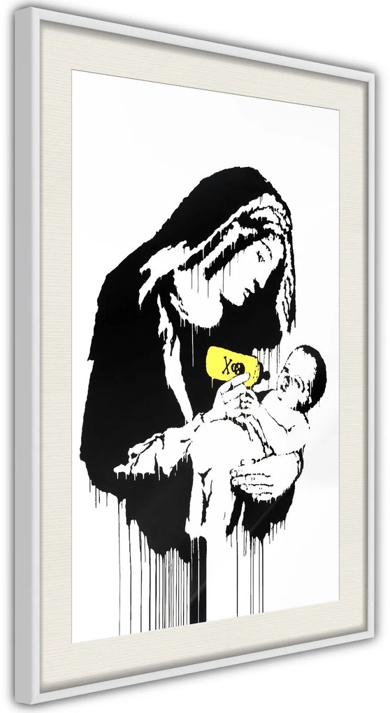 Αφίσα - Banksy: Toxic Mary - 20x30 - Χρυσό - Χωρίς πασπαρτού