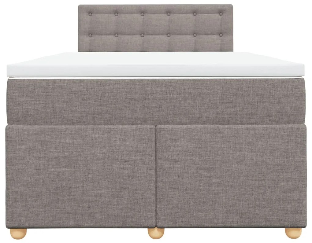 ΚΡΕΒΑΤΙ BOXSPRING ΜΕ ΣΤΡΩΜΑ TAUPE 120X200 ΕΚ. ΥΦΑΣΜΑΤΙΝΟ 3286665